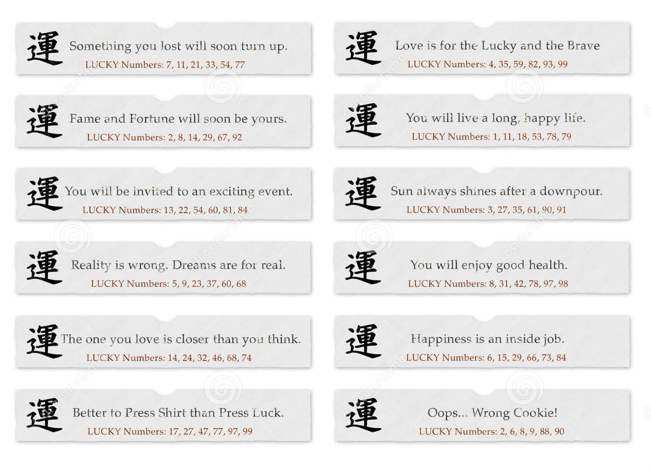 Unfortunate Cookies â Elan Mudrow